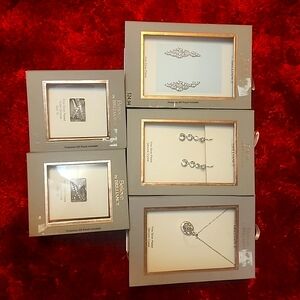 Silver plated jewelry lot new in box